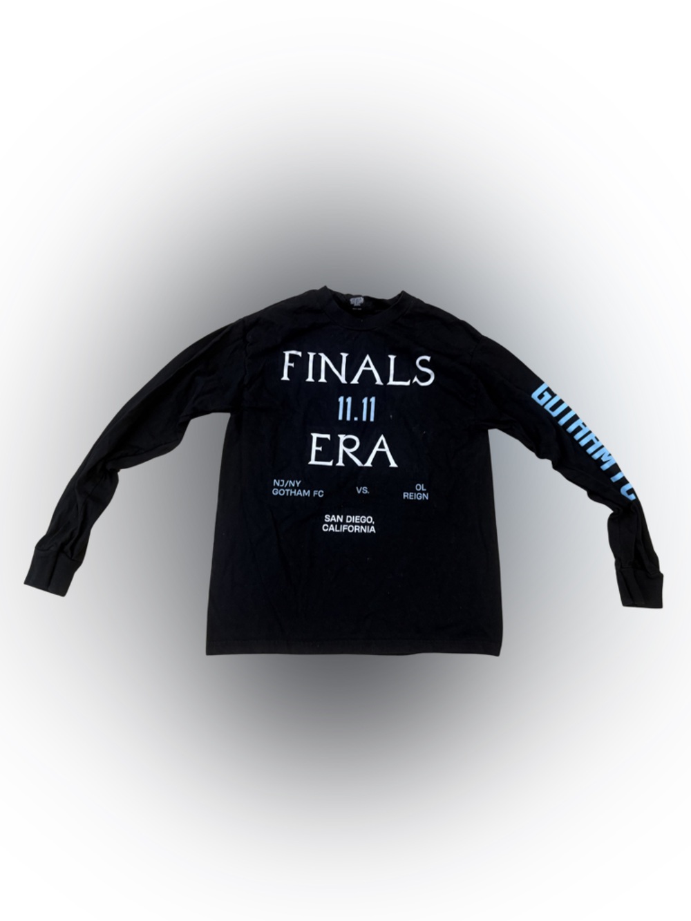 NWSL Gotham FC Final Era's Long Sleeve T-shirt, Size Medium